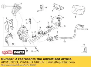 Piaggio Group AP8133813 bouchon de soupape de purge - La partie au fond