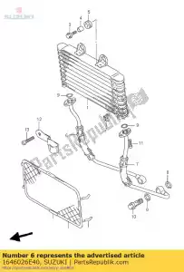 suzuki 1646026E40 comp tuyau, huile c - La partie au fond