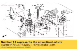 pomp set van Honda, met onderdeel nummer 16048HN7003, bestel je hier online: