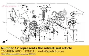 Honda 16048HN7003 pomp set - Onderkant