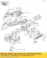 350190639, Kawasaki, 01 flap kawasaki  400 2018 2019 2020 2021, New