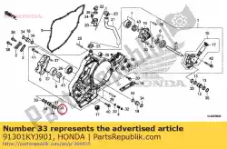 Aquí puede pedir oring, 11. 8x1. 9 de Honda , con el número de pieza 91301KYJ901: