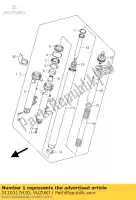 5110317H30, Suzuki, demper, assy, ??r suzuki gsf bandit su a sua s sa  u ua gsf650nsnasa gsf650sasa 650 , Nieuw