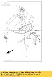 Ici, vous pouvez commander le réservoir, carburant auprès de Suzuki , avec le numéro de pièce 4410001DD0Y7L: