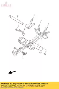 yamaha 3XW185130000 widelec, shift 3 - Dół