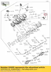 Ici, vous pouvez commander le ring-o, buse d'injection zx636c auprès de Kawasaki , avec le numéro de pièce 920550124: