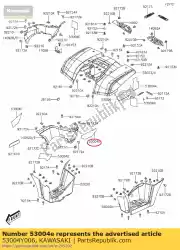 Qui puoi ordinare mat, lh kvf300ccf da Kawasaki , con numero parte 53004Y006: