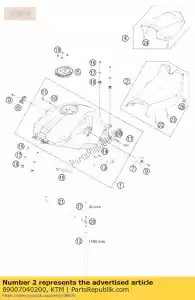 ktm 69007040200 posto a sedere - Il fondo