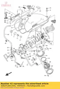 yamaha 3EB241891000 plaque, moule - La partie au fond