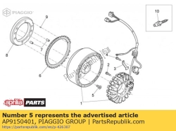 Aprilia AP9150401, Vite, OEM: Aprilia AP9150401