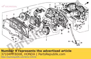 Honda 37104MT8008 estuche comp., medidor - Lado inferior