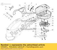 656891, Piaggio Group, tylny baga?nik piaggio liberty zapc49200 50 125 150 2009 2014 2016, Nowy