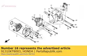 honda 91310KT8003 oring, 74,5x2 (n0k) - Lado inferior