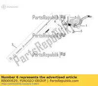 RB000629, Piaggio Group, schroef aprilia derbi etx lbmetx10 lbmetx20 lbmstx10 lbmstx20 150 2014 2016 2017 2018 2019, Nuovo