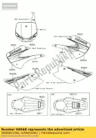 560681258, Kawasaki, modello, targa kawasaki kx  a b monster energy 85 ii kx85 sw lw , Nuovo