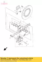 4XV259195000, Yamaha, wsparcie, podk?adka yamaha yzf r 700 1000 1998 1999 2000 2001, Nowy