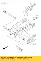 6100016G11, Suzuki, braço oscilante, re suzuki sv 1000 2003, Novo