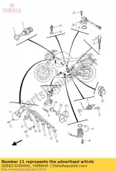 Ici, vous pouvez commander le bobine d'allumage assy auprès de Yamaha , avec le numéro de pièce 20S823200000: