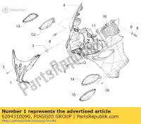 6204310090, Piaggio Group, telaio     , Nuovo