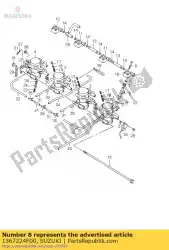 Aqui você pode pedir o anel de vedação em Suzuki , com o número da peça 1367224F00: