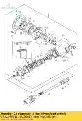 Here you can order the shim set,fdg. From Suzuki, with part number 2732645811: