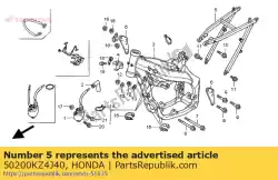 Tutaj możesz zamówić rr rama body com od Honda , z numerem części 50200KZ4J40: