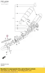 Aquí puede pedir tornillo, 6x8 de Suzuki , con el número de pieza 0913906178: