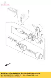 Aqui você pode pedir o parafuso, flange em Yamaha , com o número da peça 9010506X0500: