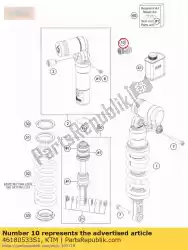 Qui puoi ordinare compressione cpl. Da KTM , con numero parte 46180533S1: