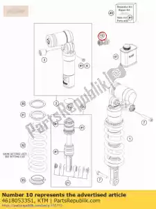 ktm 46180533S1 compression cpl. - Bottom side