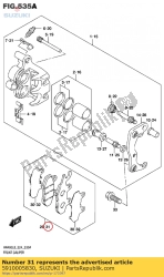 Suzuki 5910005830, Bremsbelagsatz, OEM: Suzuki 5910005830