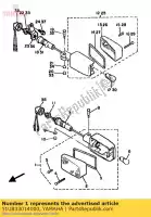 11U833014000, Yamaha, clignotant avant assy lumière yamaha fj 1100, Nouveau