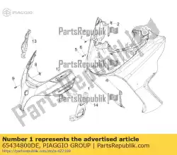 Aqui você pode pedir o escudo em Piaggio Group , com o número da peça 65434800DE: