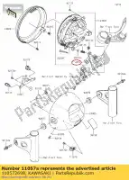 110572698, Kawasaki, 01 wspornik, celowanie lampy czo?owej; kawasaki  800 2019, Nowy