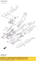 4812112JB0291, Suzuki, escudo, pierna trasera suzuki uh burgman  a uh125a uh200a uh200 200 125 , Nuevo