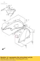 4427811J00, Suzuki, cuscino, carburante ta suzuki dl v-strom 650 2012 2014 2015 2016, Nuovo