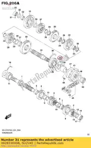 suzuki 0928336008 oil seal - Bottom side