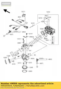 kawasaki 490560004 rura wtryskowa vn2000-a1h - Dół