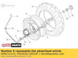 Aprilia AP8213133, Sapatas de freio + molas, OEM: Aprilia AP8213133