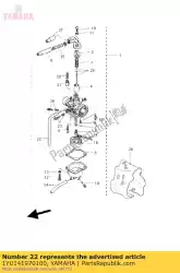 Aquí puede pedir tubo de Yamaha , con el número de pieza 1YU141970100: