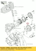 160821159, Kawasaki, pompe-huile-assy klx125caf kawasaki  d tracker klx 125 140 2010 2011 2012 2013 2015 2016 2017 2018 2019 2020 2021, Nouveau