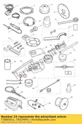 Here you can order the gauge, fuel pressure, rtn-ls sys from Triumph, with part number T3880001: