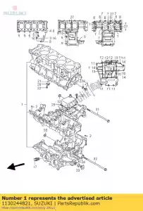 suzuki 1130244821 zestaw skrzyni korbowej - Dół