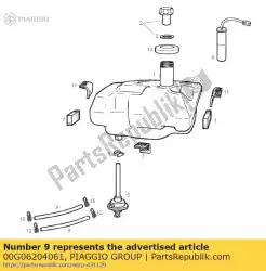 Tutaj możesz zamówić rura od Piaggio Group , z numerem części 00G06204061: