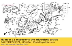 Here you can order the no description available from Honda, with part number 64220MFP730ZA: