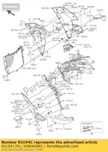 kawasaki 921541781 bullone, presa, 5x20 zx1000nff - Il fondo