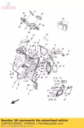 Ici, vous pouvez commander le couverture 1 auprès de Yamaha , avec le numéro de pièce 1SDF82190000: