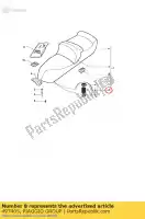 497405, Piaggio Group, Kit de abertura de sela piaggio x x9 500 2003 2004 2006, Novo