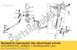 Aqui você pode pedir o subassy. Do cilindro, rr. M em Honda , com o número da peça 43510MS6305: