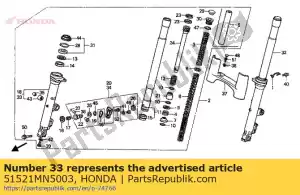 Honda 51521MN5003 caso comp., l. in basso (sh - Il fondo